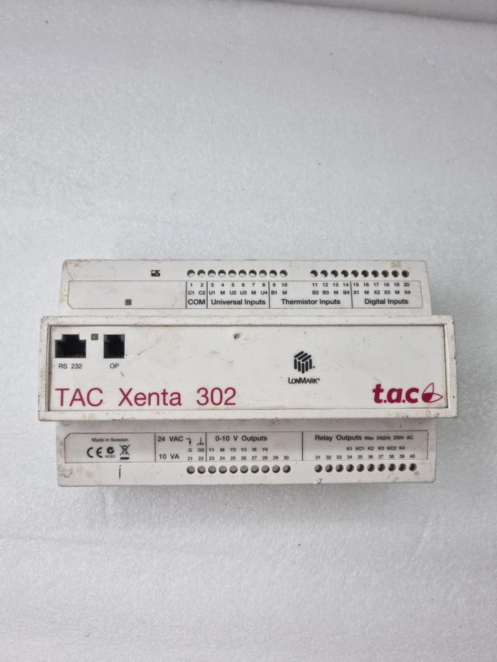 SCHNEIDER TAX XENTA 302 PROGRAMMABLE CONTROLLER